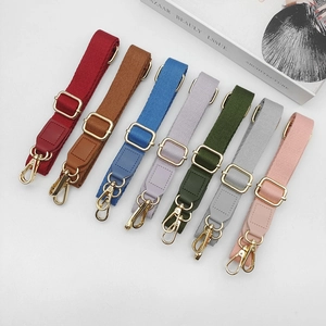 Adjustable Replacement Shoulder Strap For Crossbody Bags Thickened Polyester Weaving Bag Strap With Metal Hook For Women