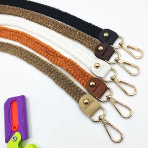 Woolen Knit Bag Strap Replacement Crochet Handmade Style Shoulder Crossbody Strap For Women Handbag Accessories