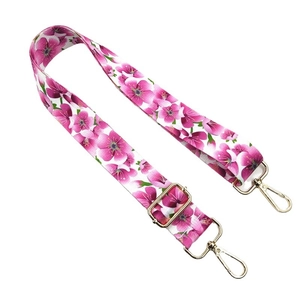 Verstellbarer breiter Schultergurt für Umhängetaschen mit rosa Kirschblüten-Blumenmuster