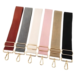 Adjustable lizard pattern embossed purse straps in multiple colors with gold metal buckles