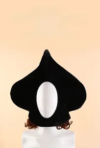 Detail view of Ace of Spades novelty plush headwear for Halloween cosplay parties