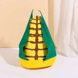 Chapeau de Costume de Fête Amusant en Forme de Maïs Nouveauté Coiffe Alimentaire pour Halloween Action de Grâce Carnaval Accessoires de Mascarade Unisexe