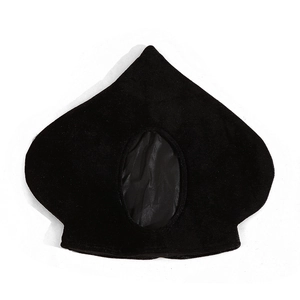 Ace of Spades plush mask headwear for Halloween party and cosplay costume accessories