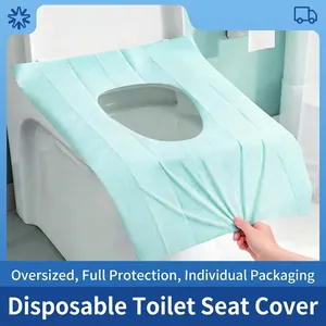 Disposable Toilet Seat Covers Extended Waterproof Travel Potty Seat Protectors For Public Toilets Maternity Hospital Use