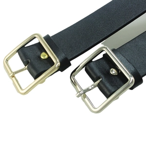 Women Minimalist Square Buckle PU Leather Belt Casual Korean Style Solid Black Waistband With Gold Silver Alloy Pin Buckle