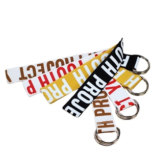 Ceinture en toile nylon Youth Project avec boucle double D en quatre couleurs tendance