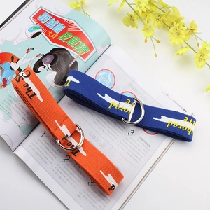 Fashionable nylon canvas belt with double D-ring buckle featuring street style patterns