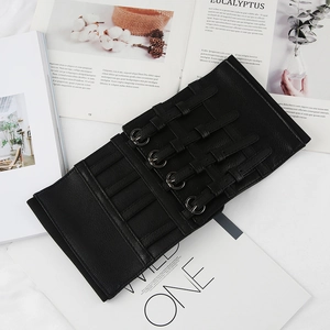 Ceinture corset noire style punk pour femme avec boucles réglables et détails gothiques