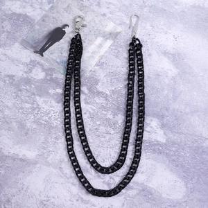 Double Layer Metal Pant Chain For Jeans Punk Hip Hop Waist Chain Streetwear Belt Decoration Accessory For Men Women Unisex