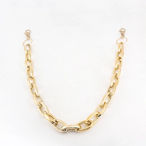 Punk style golden hollow ring trouser chain accessory for jeans and cargo pants