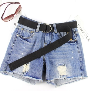 Cintura in Tela Unisex Fibbia in Lega Resistente Casual Tinta Unita Cinturino Regolabile per Uomo Donna Jeans Addestramento Militare
