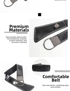Détail de ceinture punk élastique noire avec rivets métalliques argentés et boucle en alliage
