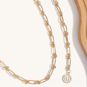 Ceinture chaîne élégante en métal doré pour femme avec pendentif rond pour robes de mode