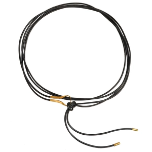 Eleganter PU-Leder Knotengürtel mit mehrsträngigem Seil und goldenen Akzenten