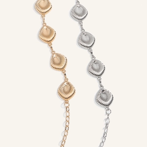 Starfish shell metal body chain belt in gold and silver for summer beach dress decoration
