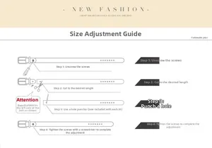 Guide étape par étape pour ajuster la longueur de la ceinture en cuir pour femmes