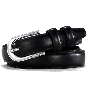 Ceinture Vintage En Cuir Pour Femme Avec Boucle Fer À Cheval En Alliage Motif Floral Sangle De Mode Pour Jeans Robe