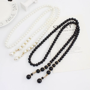 Élégante Chaîne de Taille Élastique en Künstliche Perles pour Femmes Ceinture Perlée Avec Strass pour Robes Mariage Fête Accessoire