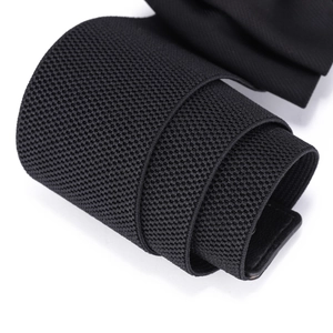 Ceinture large élastique noire pour femme avec boucle cœur en strass et nœud pour robes