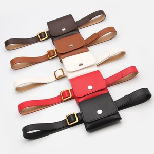 Lot de mini sacs ceinture rétro en similicuir pour femmes en plusieurs couleurs tendance
