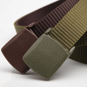 Ceinture tactique en nylon avec boucle en plastique pour sport et contrôle de sécurité