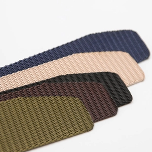 Canvas nylon belts with plastic buckles in five colors for outdoor sports and casual wear