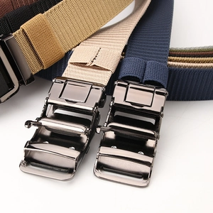 Ceintures tactiques en nylon pour hommes avec boucle en alliage et coloris variés