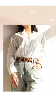 Ceinture classique en cuir marron pour femme avec jean bleu et boucle dorée polie
