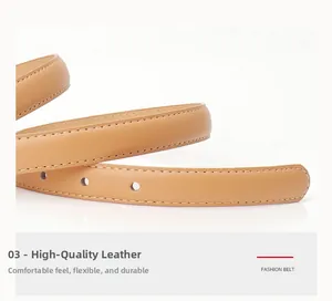 Gros plan sur la ceinture à motif léopard avec texture cuir et coutures fines