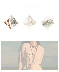 Détail de la ceinture en corde de cire tressée avec pendentifs papillons et perles bleues