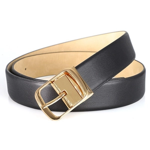 Herren Mode Legierung Schnalle Gürtel Business Casual PU Leder Hüftgurt Vielseitig Einfach Stil Für Arbeitsplatz Jugend Kleidung Zubehör