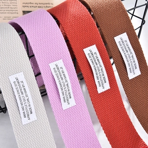 Multicolor canvas belts in gray, purple, and orange with stylish double D-ring buckles