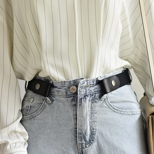 Buckle-Free Invisible Elastic Belt For Jeans Adjustable Stretch Lazy Belt For Men Women No Bulge No Hassle Waist Belts