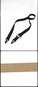 Close-up of durable high-density nylon tactical belt with adjustable buckle detail
