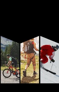 Tactical sling used in diverse outdoor scenarios like cycling, hiking, and skiing activities