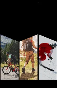 Cintura tattica in nylon da uomo ideale per ciclismo, escursionismo e sci all'aperto
