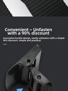 Close-up of black tactical canvas belt featuring quick-release buckle for outdoor use
