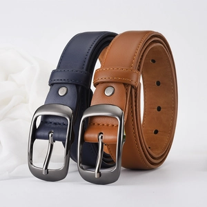 Ceinture Femme en Cuir Artificiel Boucle à Ardillon en Alliage Vintage Polyvalente Décontractée pour Jeans Femme Accessoires Décoratifs
