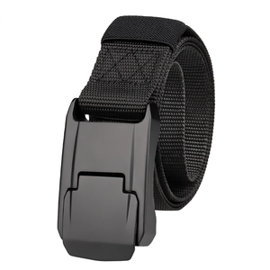 Cintura Tattica in Nylon Fibbia in Lega di Alluminio Resistente Lavoro Esterno Stile Militare Intrecciato Uomo Cintura Web
