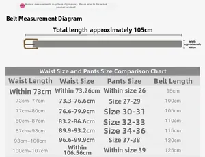 Detailed size guide for women wide suede belt showing measurements and waist length charts