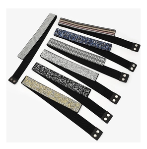 Rhinestone elastic waist belt sparkly stretch dress belt elegant shiny waist cincher for women