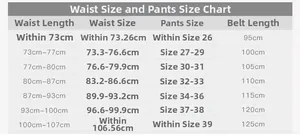Guide des tailles détaillé pour ceinture femme montrant la conversion taille et longueur
