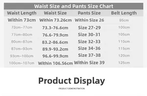 Comprehensive size chart for women's elastic waist belt with length and pants size guides