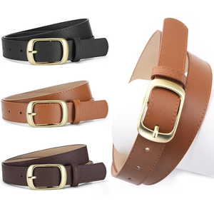 Ceinture pour Femme à la Mode en Cuir PU Avec Boucle à Ardillon en Alliage Ceinture Décorative pour Pantalon Large