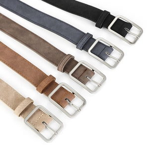 Retro Frosted PU Leather Belt Square Metal Pin Buckle Vintage Solid Color Leopard Cow Print Waistband Men Women Accessories