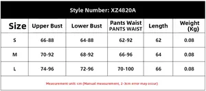 Size guide for the sheer lace bodysuit featuring S, M, L dimensions in centimeters