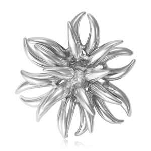 Exquisite Alloy Firework Shaped Brooch Elegant Enamel Flower Apparel Accessories Luxury Metal Corsage Pin Jewelry Gift For Women