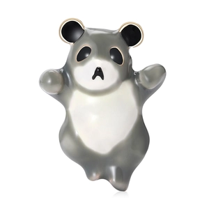 Niedliche Legierung Panda Brosche Emaille Tropföl Tier Reversnadel Eingelegt Mode Kleidung Zubehör Korsage Für Damen Kinder Schmuck