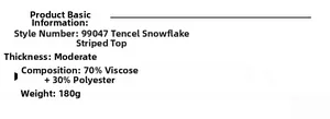 Spécifications du tissu pour haut de yoga en Tencel avec mélange viscose et polyester