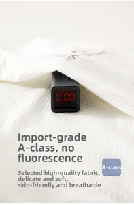 Test de fluorescence sur body bébé Classe A montrant l'absence d'agent fluorescent